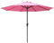 WATAOW Parasol D'extérieur 2,7 M - Protection UV Et Imperméable, Parasol De Marché, Parasol De Table, Parasol De Jardin À Manivelle, Parasol pour Plage, Café, Restaurant(Rose)