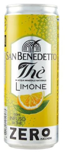 San Benedetto Thè Limone Zero in Lattina da 0,33L in 24 lattine
