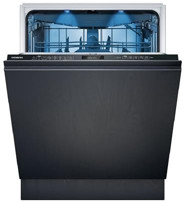Siemens iQ500 Smarter Vollintegrierter Geschirrspüler 60 cm SN65EX22CE | Made in Germany, automatische Türöffnung für Trocknungsergebnisse, flexible Körbe, verlässlicher aquaStop Schutz