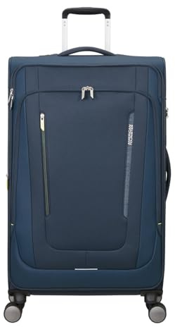 American Tourister Trolley Wanderlite Spinner Exp. TSA Dark Navy dunkelblau 80cm