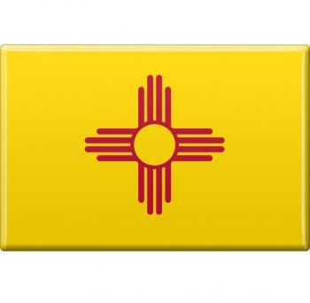 Magnet - US Bundesstaat - New Mexico - Gr. ca. 8 x 5,5 cm - 37131/1 - Küchenmagnet