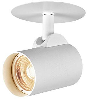 SLV Wand- und Deckeneinbauleuchte HELIA EL / Decken- und Wand-Beleuchtung innen, LED Spot, Einbau-Leuchte, Wandeinbauleuchte, Decken-Strahler / 3000K 9.0W 800lm weiß, 156531, weiss