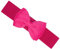 Ro Rox Vera Ceinture Large Élastique Années 1950 Vintage Retro Pin-Up Noeud Papillon Satin - Rose foncé