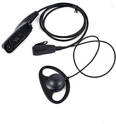 HYS Walkie-Talkie-Headset, integriertes PPT-Mikrofon, kompatibel mit Motorola DGP4150, DGP6150, DGP5000, DGP6000, XiR P8200, XiR P8208, XiR P8268, Multi-Pin-Zwei-Wege-Funkgerät (Typ D)