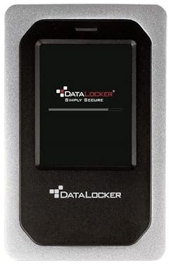 DataLocker DL4 FE 2TB USB-C / -A SSD with AES-256bit Hardware Encryption, Colour Display and FIPS 140-2 Level 3 Certification, DSGVO/GDPR Compliant, DL4-SSD-2TB-FE