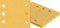 Bosch 10x EXPERT C470 Schleifblatt mit 6 Löchern (für Farbe auf Holz, Hartholz, Ø 115x107 mm, Körnung 80, Professional Zubehör Schwingschleifer)