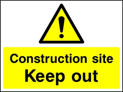 Baustelle Keep out Schild