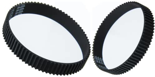 2604736001 2604-736-001 Courroie d'entraînement pour rabot compatible avec Bosch PHO 1, PHO 100, PHO 15-82, PHO 16-82, PHO 20-82, 2 pièces
