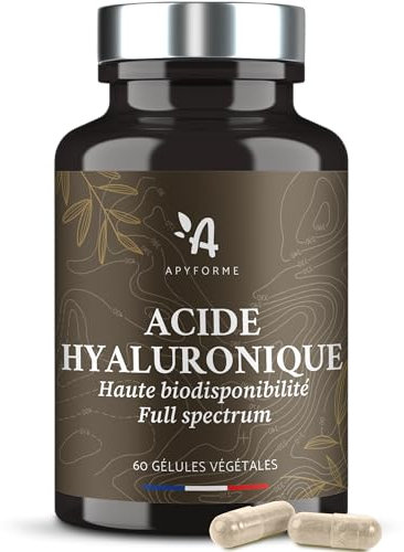 APYFORME - Acide Hyaluronique Haute Biodisponibilité - 60 Gélules - Fabriqué en France