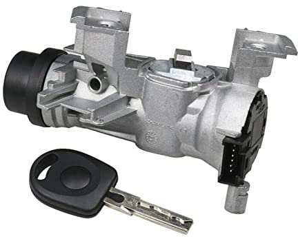 ProPlip Serrure Neiman antivol de direction compatible avec A1 A3 Q3 Alhambra Altea Arona Leon Octavia Superb Kodiaq Yeti Beetle Caddy Crafter Eos Golf Scirocco Sharan Tiguan 1K0905851B