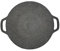 Korean BBQ Grill Pan, Non Stick Round BBQ Griddle with Double Handles and Canvas Bag, Material 6 Layer Coating, Nonstick Grill Pan for Both Home and Outdoor Stoves (38cm)