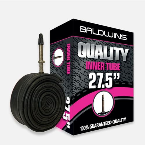 27,5 Zoll Baldwins Fahrradteil Fahrradschlauch Pannensicher, 69,8 cm x 5,6 cm bis 6,5 cm (passend für alle 2,20, 2,25, 2,30, 2,35, 2,40, 2,50 Reifen) Presta/französisches Ventil