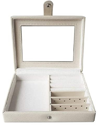 Schmuckkästchen Schmuckbox Schmuckschatulle Schmuckschatulle Aus Leder, Verspiegelt, Schmuckschatulle, Schmuck-Organizer, Frauen, Vitrine Für Ringe, Ohrringe, Halskette Schmuckkasten Schmuckaufbewahru