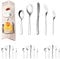 Innoteck Essentials 20pcs Cutlery Set - Silver - Stainless Steel - 4 X Dinner Forks, 4 X Dinner Spoons, 4 X Dinner Knives, 4 Cake Forks, and 4 Teaspoons - Tableware Set for 4 Person - Dishwasher Safe