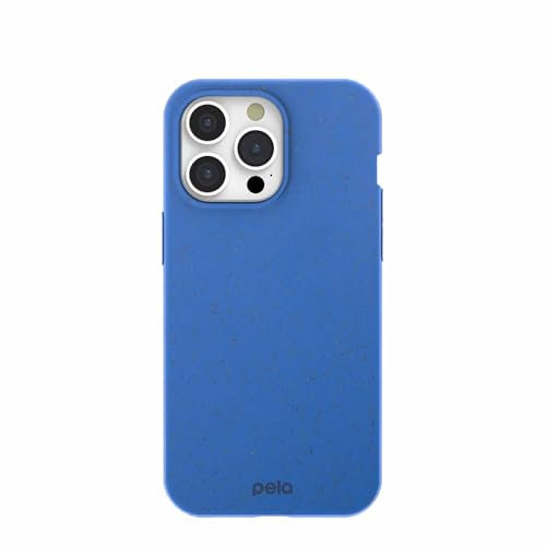 Pela Schutzhülle für iPhone 15 Pro Max, elektrisches Blau, umweltfreundliche Schutzhülle, kompatibel mit iPhone 15 Pro Max