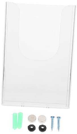 HONMEET Büro-aufbewahrungsbox Für Wand Transparente Aufbewahrungsbox Dokumenten-aufbewahrungsregal Wandmontierter Büro-dateihalter Büro-dateibox