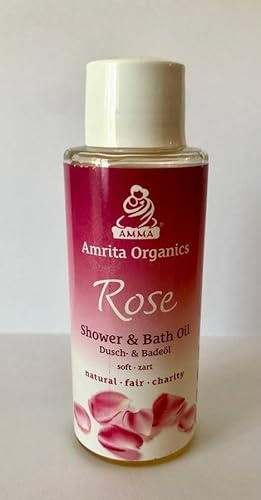 Amrita Organics Shower & Bath Oil Rose 100 ml