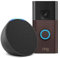 Die neue Ring Akku-Videotürklingel (Battery Video Doorbell), Venezianische Bronze, Funktionert mit Alexa + Echo Pop, Anthrazit - Smart Home-Einsteigerpaket