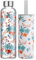 Autsel Glass Water Bottle 500ml Artistic Glass Drinking Bottle with Lid Leak Proof Borosilicate Water Bottle with Protection Sleeve, Fine Gifts for Girls and Women