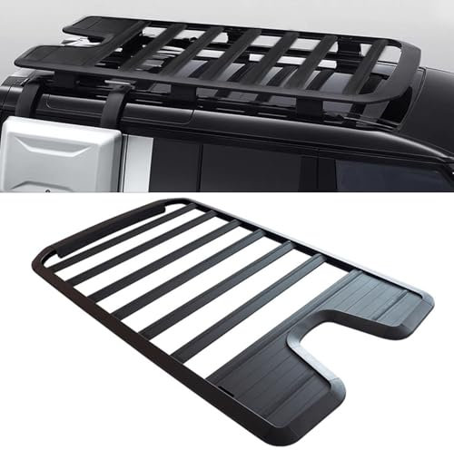 Dachgepäckträger Plattform Dachgepäcksystem Träger für Land Rover Defender 130 2020-2023 2024 2025, robuster Gepäckhalter für Autos