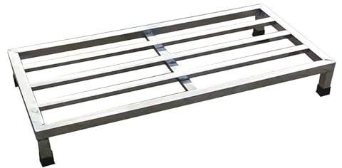 Générique Support de Rangement monocouche, Support à Fleurs for Balcon, Support Universel au Sol, palettes de Sol résistantes à l'humidité(23.62x9.84in(60x25cm))