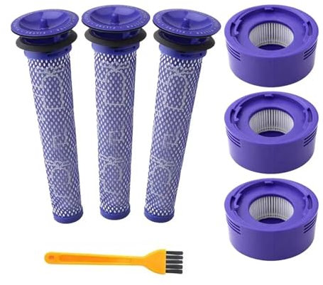 Adatto for la sostituzione del filtro V8, compatibile con Dyson V8 Animal V8 Absolute V8 Motorhead SV10 V7, aspirapolvere Animal Fluffy Cordless Stick,(U)