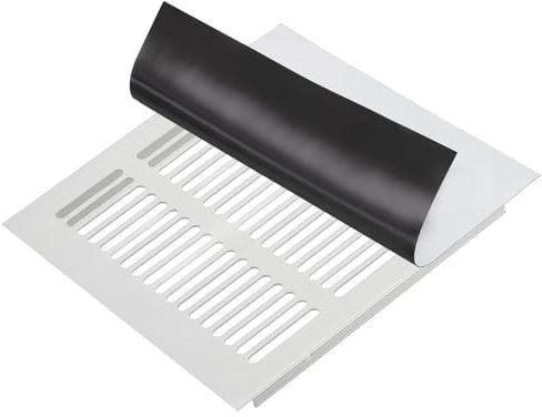 PATIKIL 350 x 350 mm Magnetic Vent Cover, Floor Wall Air Registers Cover Magnet Vent Blocker for Home RV HVAC Fireplace Furnace, White