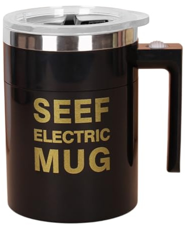 Bicchiere di miscelazione automatico: thermos frusta wireless da 14 once, meccanismo di agitazione motorizzato, bicchiere agitatore isolato per ufficio, casa, viaggi quotidiani | Schiumatore portatile