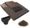 Granulated Antique Brown Plain in-line Roof Tile Ventilator & Pipe Adapter