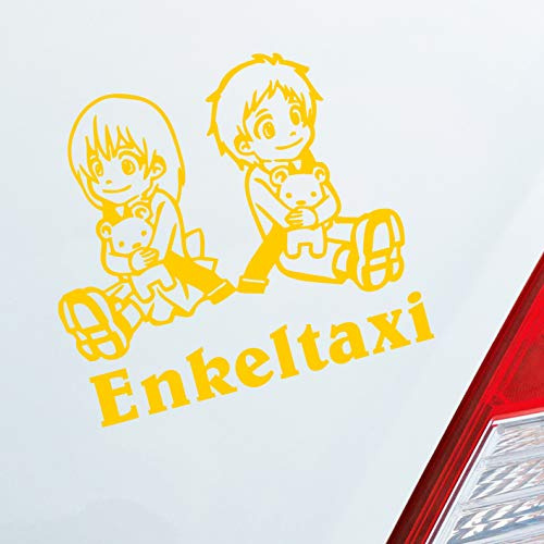 Hellweg Druckerei Enkeltaxi Oma Opa Kids Kinder Auto Aufkleber Sticker Heckscheibenaufkleber