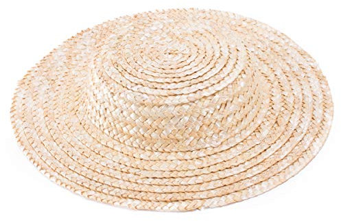 Lawliet Mini Top Straw Hats Craft Making Fascinator Millinery Supplies Summer Hats (Natural)