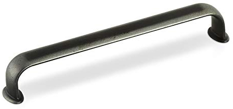 SOTECH Möbelgriff SADA BA 160 mm Eisenoptik | Schrankgriff Länge 173 mm Bügelgriff von SCHÜCO ALU COMPETENCE