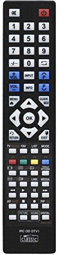 IRC87201-OD Fernbedienung für VESTEL RC1912 RC4822 RC4845 PEAQ PTV461100-M