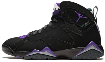 Nike - Air Jordan 7 Retro - 304775053 - Color: Violet-Black - Size: 6.5 UK