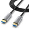 ATZEBE Câble HDMI Fibre Optique-2M, Câble HDMI 4K Supporte 4K@60Hz, HDR, 4:4:4, 3D, Arc, HDCP 2.2, Haute Vitesse 18 Gbps