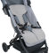 baby idea Universal-Kinderwagenbezug Sommer AIR MESH 3D mit atmungsaktivem, erfrischendem und antibakteriellem Sitzbezug -MADE IN ITALY- Weiß Weiß