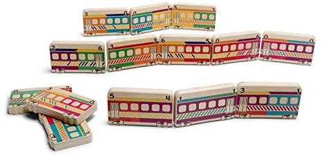 Domino-Zug, Holzspielzeug