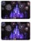 Disney's Cinderella Castle with Fireworks Refrigerator Magnets, Fridge Magnets Dishwasher Magnet for Office Kitchen Cabinets Whiteboards Decorative Magnets 2 PCS