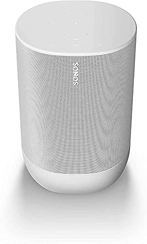 Sonos Move - Kabelloser Lautsprecher, Weiß (Renewed)