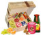 Hansen Obst - Geschenkbox - fruchtige Obst-Box - “Webinar-Snack-Box” - Präsentkorb - Obst-Geschenkset - gefüllte Obstkiste - Probier-Obstbox