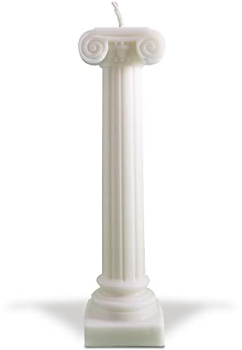 nudu - Bubble Kerze - Deko Kerze aus natürlichem Bienenwachs - Sojawachs - Handmade - Aesthetic Decor - nachhaltig - Candle - Column - Weiß/Creme