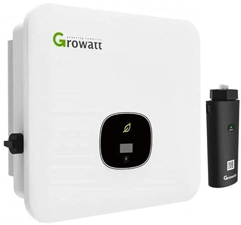 READYXIO Growatt MOD10KTL3-X 10000W 3-Phase Solar Power Inverter, Mains Solar Inverter with 2 MPPT Solar Charge Controller with WiFi Module