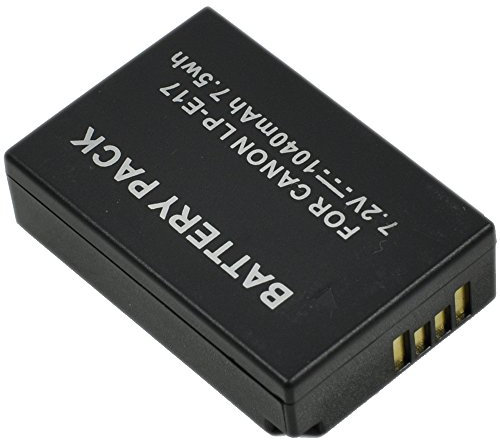 BTBAI Camera Battery for LP-E17 LPE17 LC-E17 LCE17 EOS 750D 760D 77D 8000D Rebel T6i T6s Kiss X8i M3 M5 Digital k1a