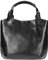 WOJAS - Damen Shopper-Tasche I Große und Geräumige I aus Hochwertigstem Glattleder I Hauptfach mit Reißverschluss I Dekorative Prägelogo I Praktisch Gestaltet I 80205-51 - Schwarz