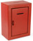 Spendenbox aus Metall, für Wohltätigkeitsorganisationen, aus Stahl, für Wahlurnen, Büro, Vorschlagsbox, sichere Box mit Schlitz vorne und oben, einfache Wandmontage mit vorgebohrten Löchern, 21,6 x