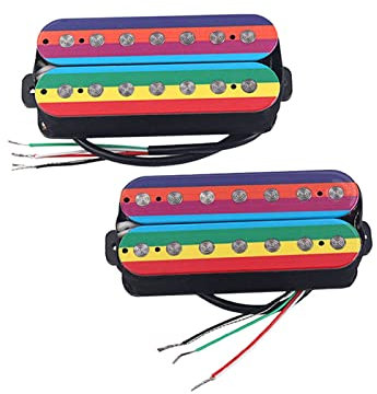 7 Saiten Faser Alnico V Hals Und Bridge Pickup Humbucker Gitarre Zubehör