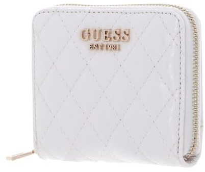 GUESS Yarmilla SLG Zip Around Wallet S White