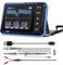 AIOMEST Mini Osciloscopio Digital Ancho de Banda 1MHz 5MS/s Osciloscopio de mano Pantalla 2.8 USB Portátil Generador de señal DDS con cable de datos Tipo-C y sonda Multímetro Osciloscopio, AI-DSO153B