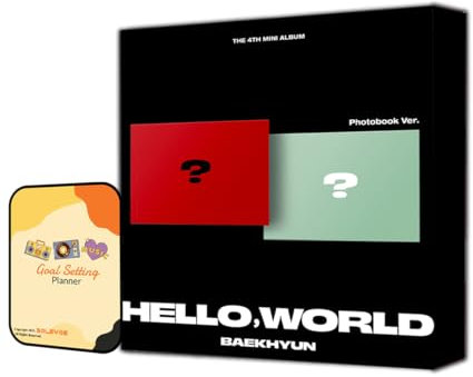 BAEKHYUN (EXO) Album - Hello, World World Ver. (Normal Ver.)+Pre Order Benefits+BolsVos Exclusive K-POP Giveaways Package