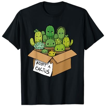 Kaktus Shirt Adopt A Kaktus Sukkulente Pflanze Kakteen Botanical T-Shirt